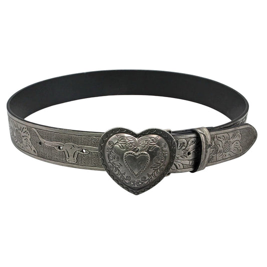 Vintage Aesthetic Heart Buckle Belt