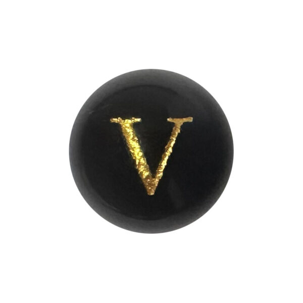 Black Onyx Initial V Black Onyx Initial V