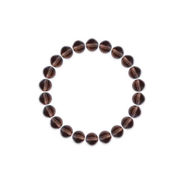 Balanced Clear Smoky Quartz Harmony Bracelet – 2D5908 Balanced Clear Smoky Quartz Harmony Bracelet – 2D5908