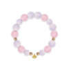 Star Rose Quartz & Gold Fortune Bracelet – 875A14
