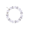 Elegant Milky White Crystal & White Mermaid Tail Harmony Bracelet – F0BACF Elegant Milky White Crystal & White Mermaid Tail Harmony Bracelet – F0BACF